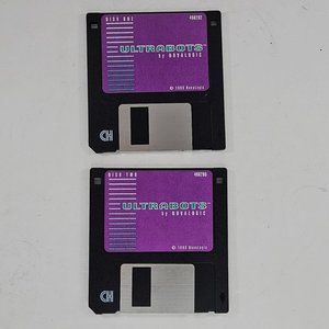 Ultrabots By NovaLogic PC Game 1993 3.5" Diskettes Floppy Disk